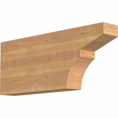 Ekena Millwork Monterey Smooth Rafter Tail, Western Red Cedar, 3 1/2"W x 10"H x 24"L RFT04X10X24MON00SWR